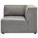 Modway Mingle Vegan Leather Corner Accent Chair 