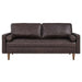 Modway Valour Mid-Century Modern Leather Sofa