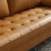 Modway Valour Mid-Century Modern Leather Sofa