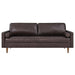 Modway Valour 81" Mid-Century Modern Leather Sofa