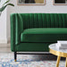 Modway Devote Channel Tufted Modern Velvet Loveseat