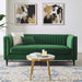 Modway Devote Channel Tufted Modern Velvet Loveseat