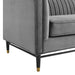 Modway Devote Channel Tufted Modern Velvet Sofa