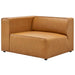 Modway Mingle Vegan Leather 4-Piece Sectional Sofa