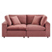 Modway Commix Mid-Century Modern Velvet Loveseat