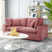 Modway Commix Mid-Century Modern Velvet Loveseat