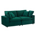 Modway Commix Mid-Century Modern Velvet Loveseat