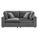 Modway Commix Mid-Century Modern Velvet Loveseat