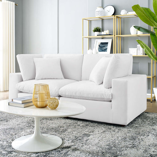 Modway Commix Mid-Century Modern Velvet Loveseat