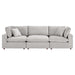 Modway Commix Down Filled Overstuffed Velvet 3-Seater Sofa