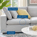 Modway Commix Down-Filled Velvet 4-Piece Sectional Sofa