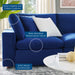 Modway Commix Down-Filled Velvet 4-Piece Sectional Sofa