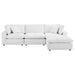 Modway Commix Down-Filled Velvet 4-Piece Sectional Sofa