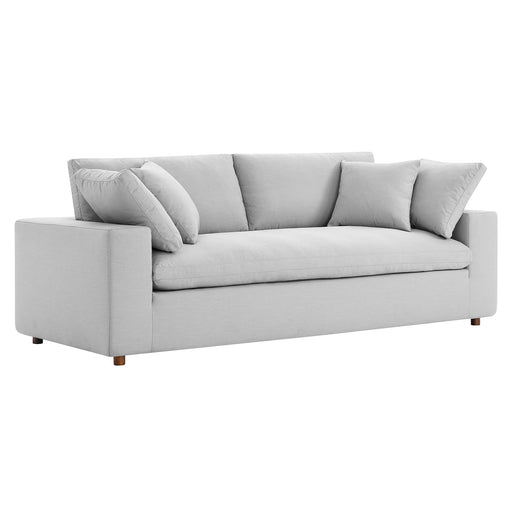 Modway Commix Upholstered Modern 3-Seat Fabric Sofa