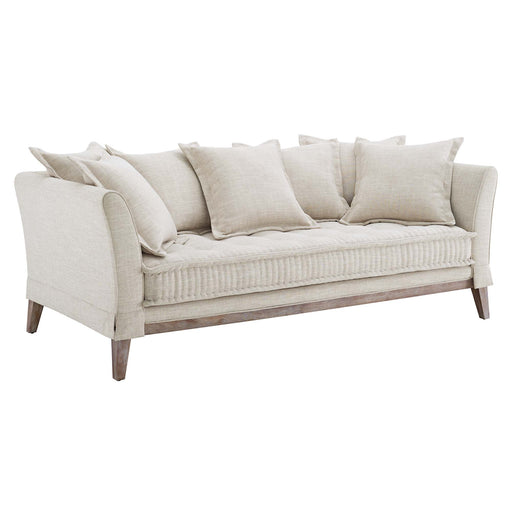 Modway Rowan Modern Farmhouse Fabric Sofa 