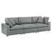 Modway Commix Vegan Leather 3-Seater Sofa