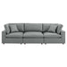 Modway Commix Vegan Leather 3-Seater Sofa