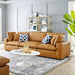 Modway Commix Vegan Leather 3-Seater Sofa