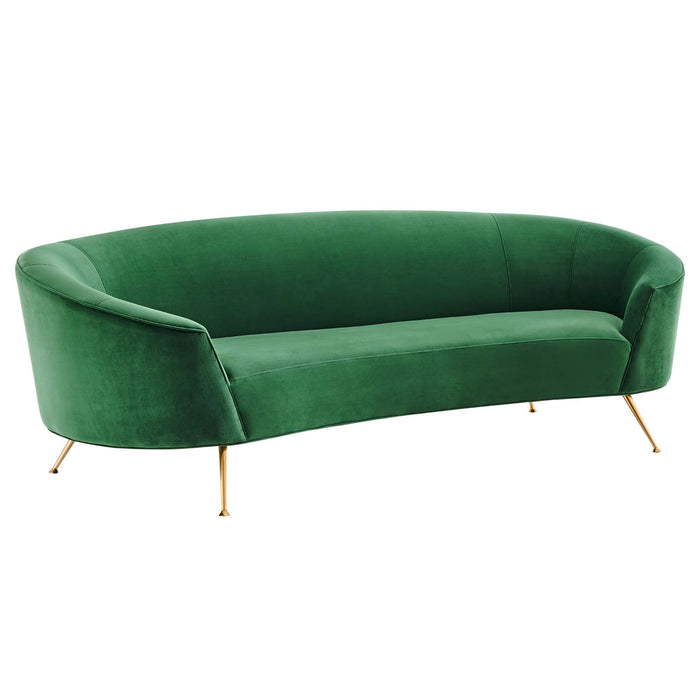 Modway Marchesa Upholstered Modern Velvet Sofa