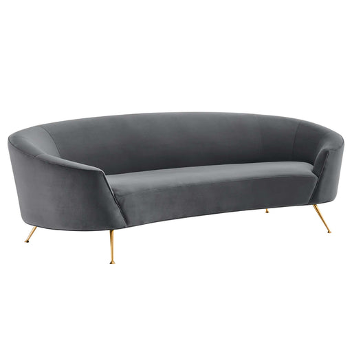 Modway Marchesa Upholstered Modern Velvet Sofa