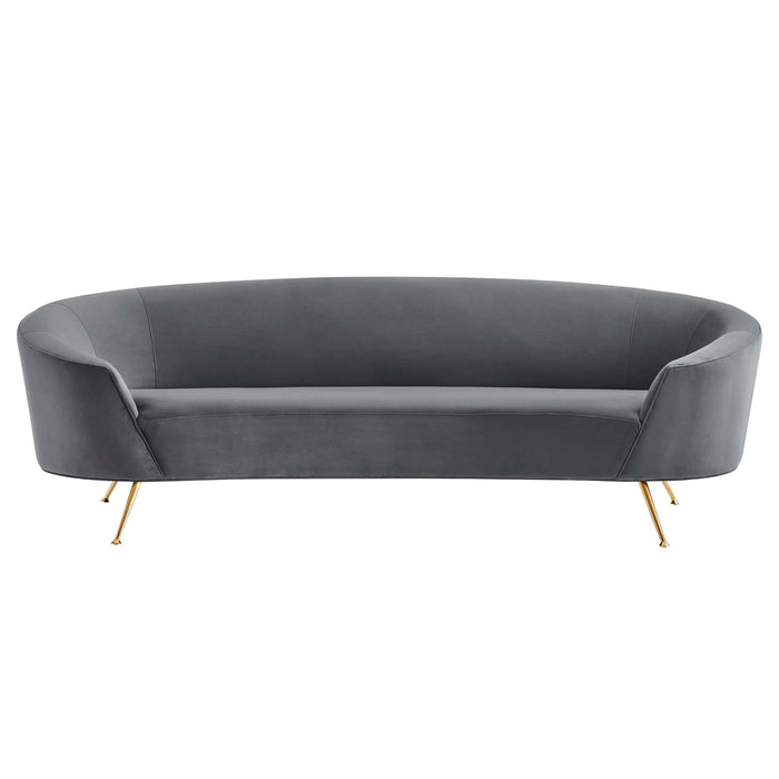 Modway Marchesa Upholstered Modern Velvet Sofa