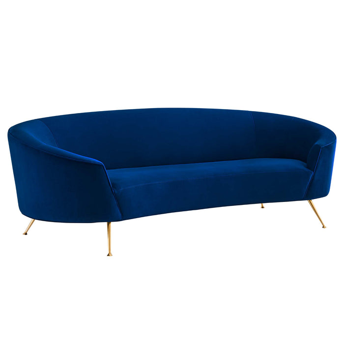 Modway Marchesa Upholstered Modern Velvet Sofa