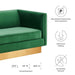 Modway Eminence Upholstered Modern Velvet Sofa