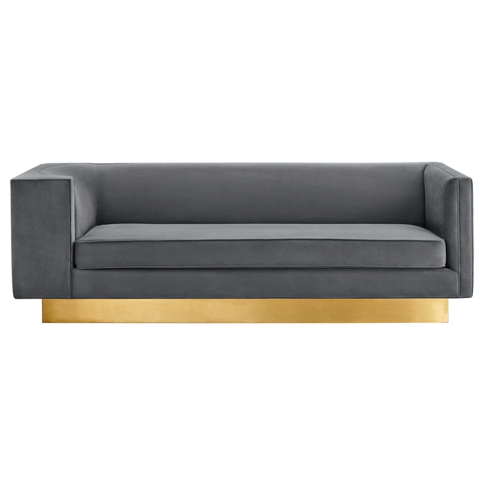 Modway Eminence Upholstered Modern Velvet Sofa