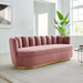 Modway Victoria Channel Tufted Performance Velvet Sofa