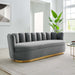 Modway Victoria Channel Tufted Performance Velvet Sofa