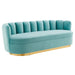 Modway Victoria Channel Tufted Performance Velvet Sofa