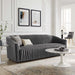 Modway Announce Modern Velvet Channel Tufted Sofa