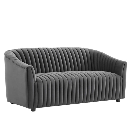 Modway Announce Velvet Channel Tufted Loveseat