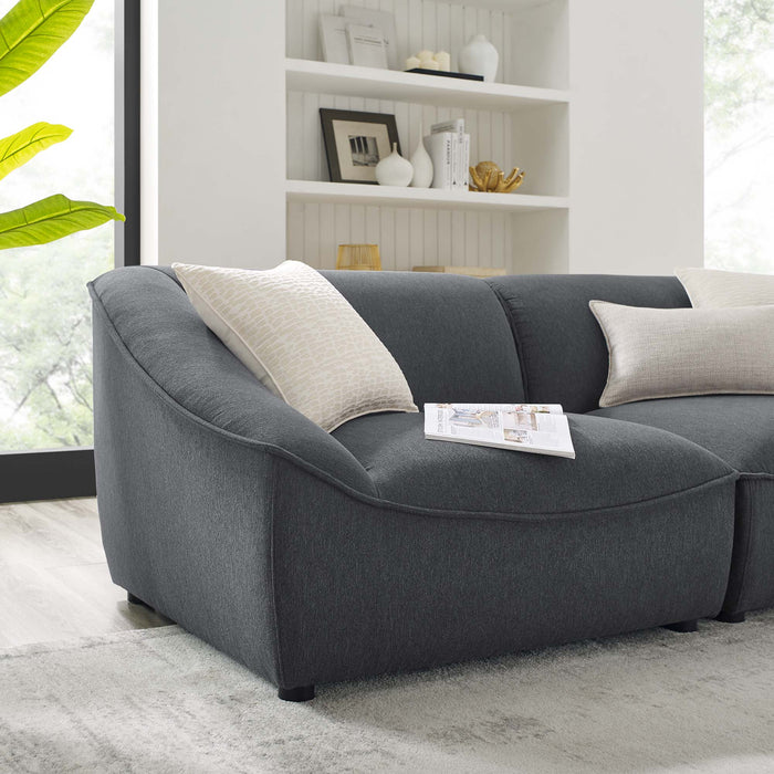 Modway Comprise Upholstered 2-Piece Loveseat