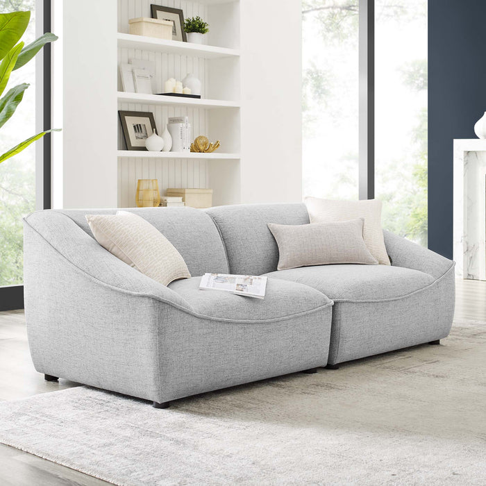 Modway Comprise Upholstered 2-Piece Loveseat