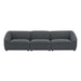 Modway Comprise 3-Piece Upholstered Fabric Sofa