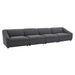 Modway Comprise Mid-Century Modern Fabric 4-Piece Sofa