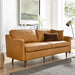 Modway Impart Genuine Mid-Century Modern Leather Sofa