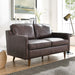 Modway  Impart Genuine Modern Leather Loveseat