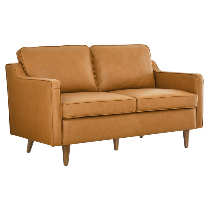 Modway  Impart Genuine Modern Leather Loveseat