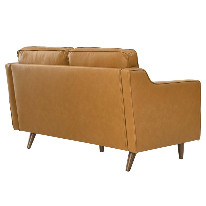 Modway  Impart Genuine Modern Leather Loveseat