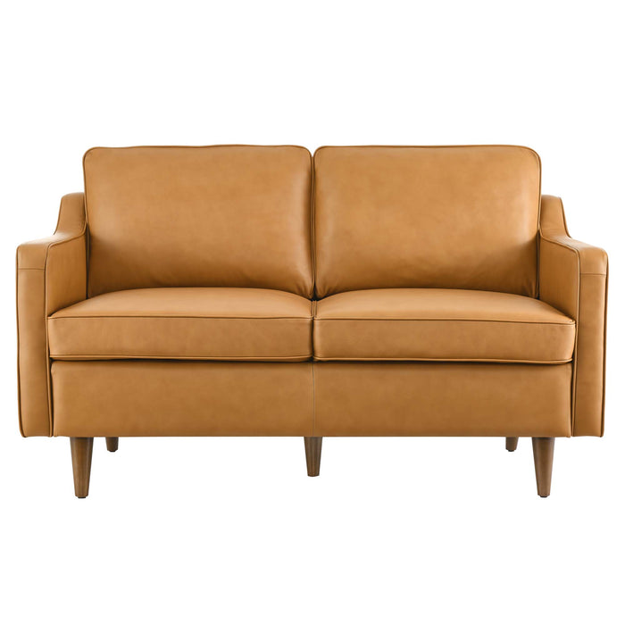 Modway  Impart Genuine Modern Leather Loveseat