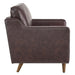 Modway Impart Genuine Leather Accent Armchair