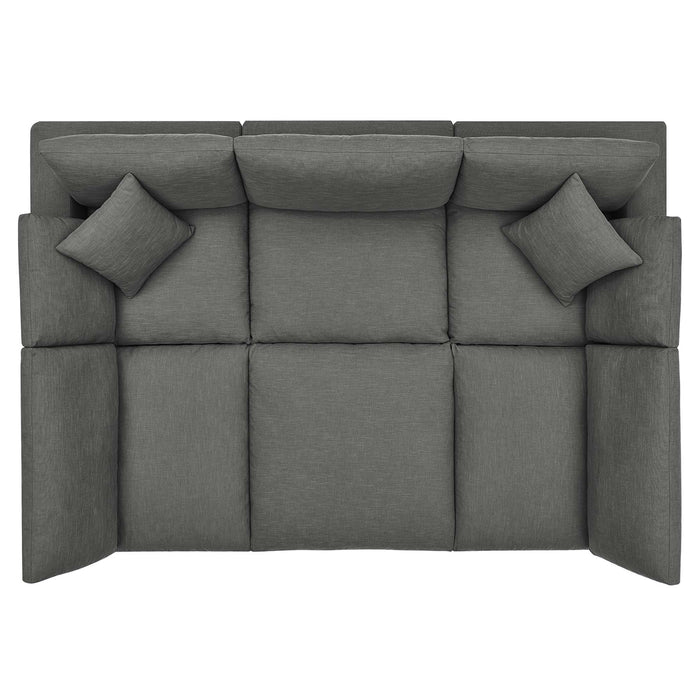 Modway Commix Down Filled Overstuffed 6-Piece Sectional Sofa