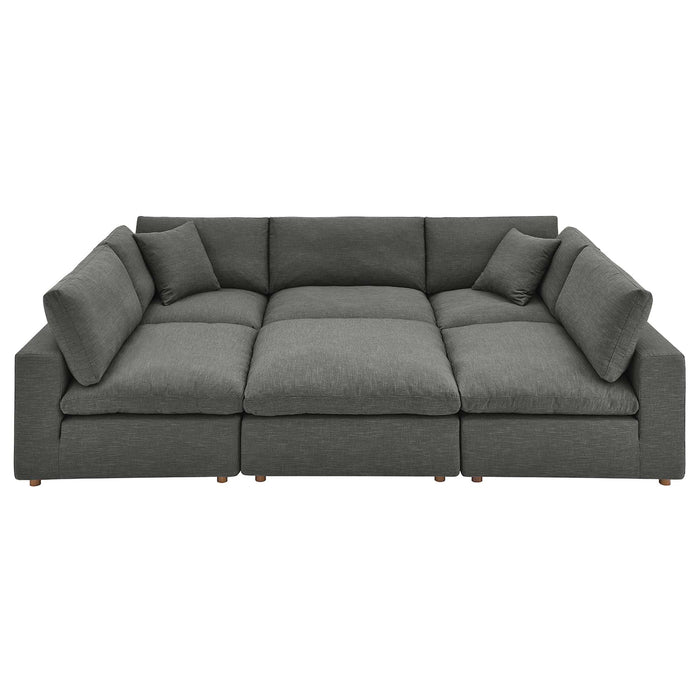 Modway Commix Down Filled Overstuffed 6-Piece Sectional Sofa