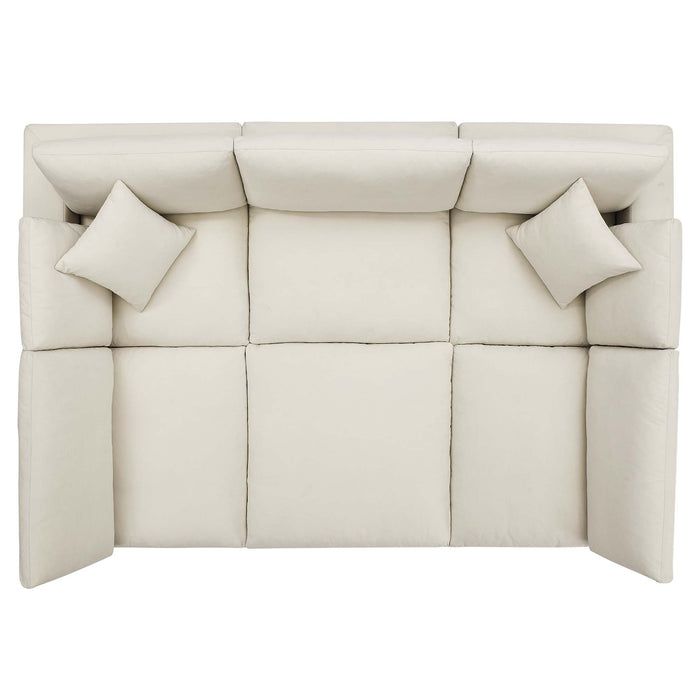 Modway Commix Down Filled Overstuffed 6-Piece Sectional Sofa