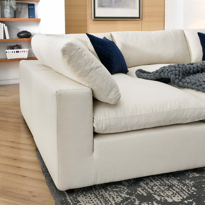 Modway Commix Down Filled Overstuffed 6-Piece Sectional Sofa