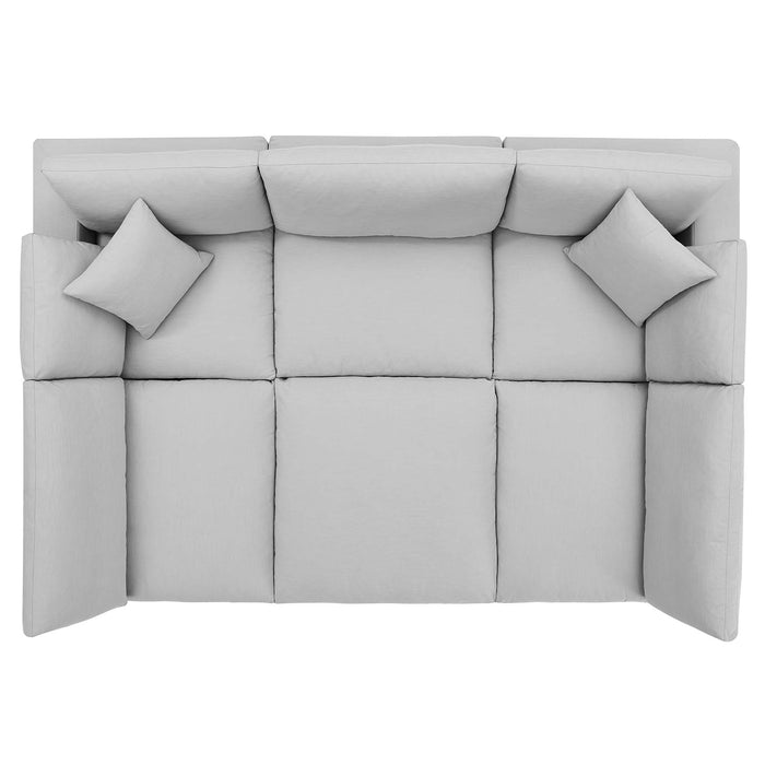 Modway Commix Down Filled Overstuffed 6-Piece Sectional Sofa