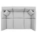 Modway Commix Down Filled Overstuffed 6-Piece Sectional Sofa