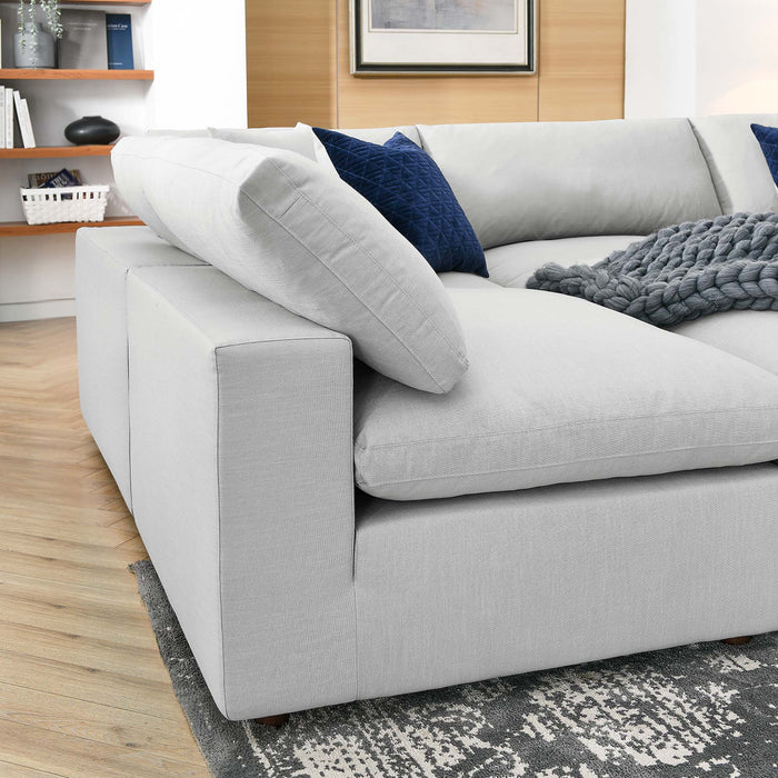 Modway Commix Down Filled Overstuffed 6-Piece Sectional Sofa